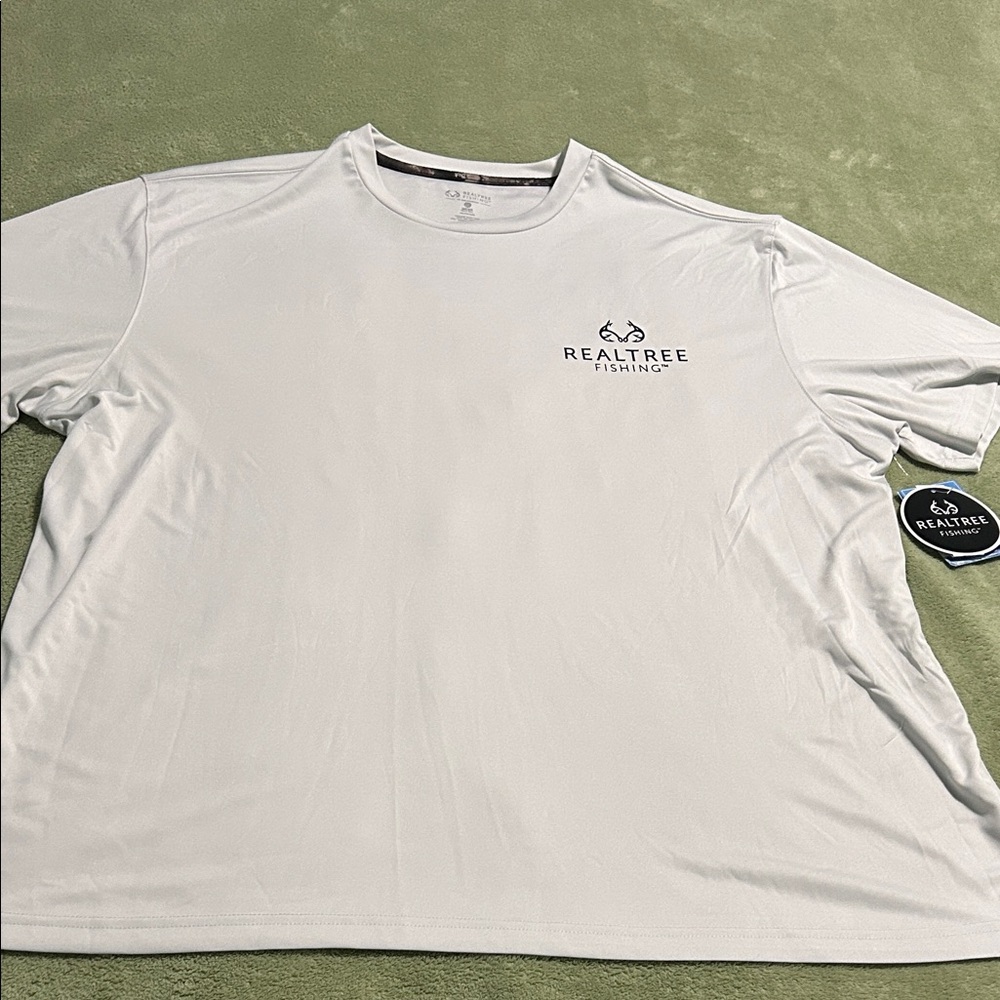 Realtree Men's Light Gray Short Sleeve Tee